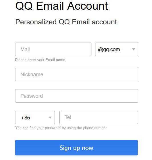 QQ Mail Sign Up QQ Email login QQ Mail English Version
